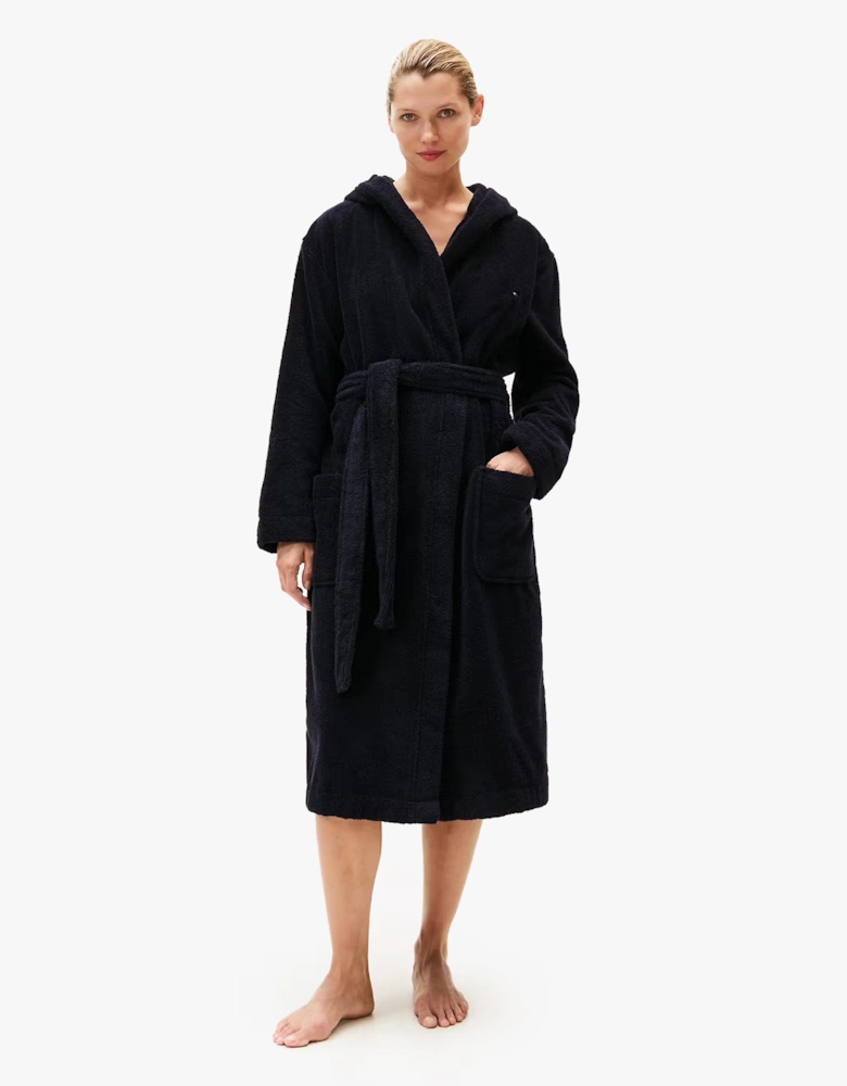 TOWELLING BATHROBE Womens Bathrobes Desert Sky