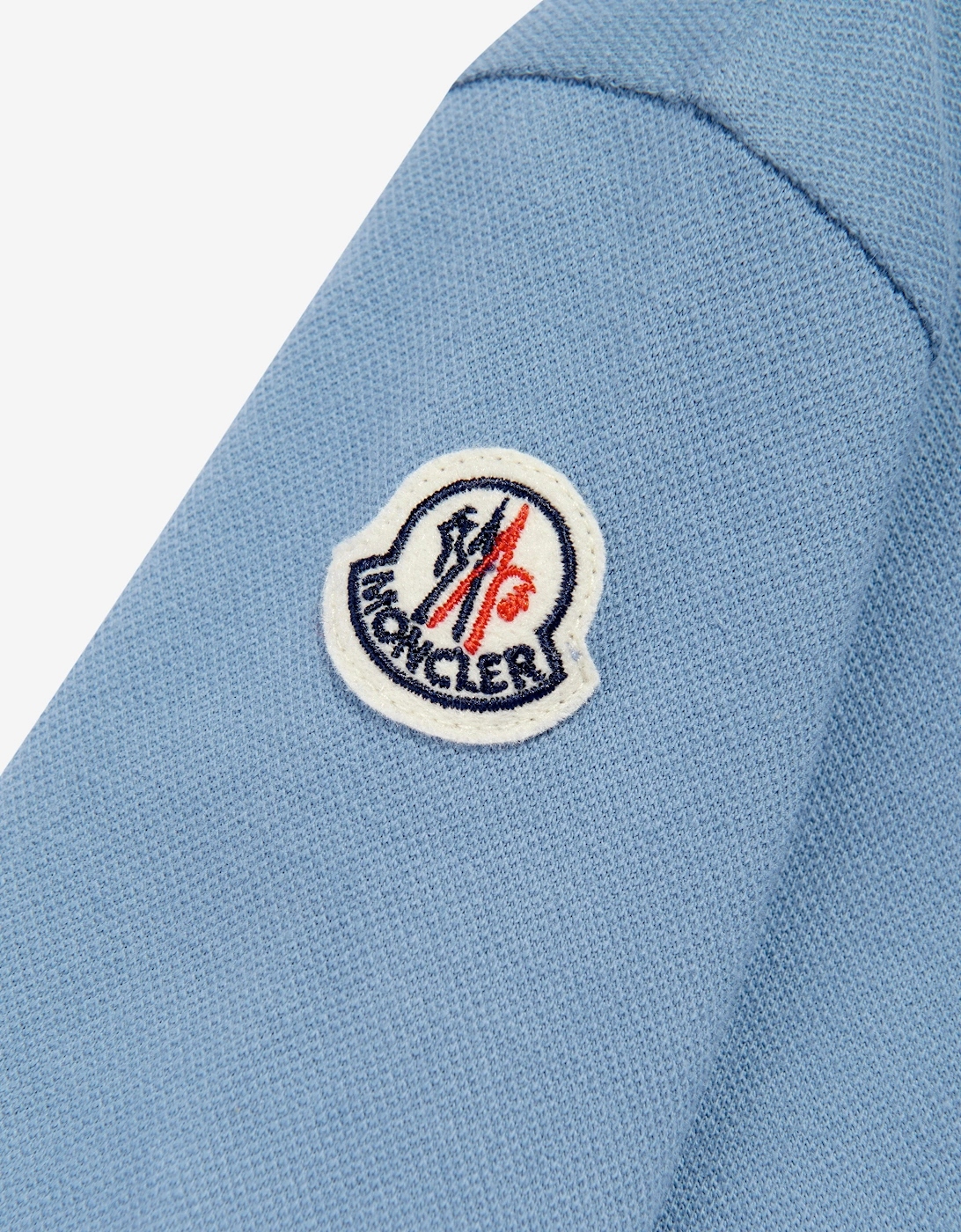 Baby Boys Long Sleeve Bear Polo Shirt in Blue