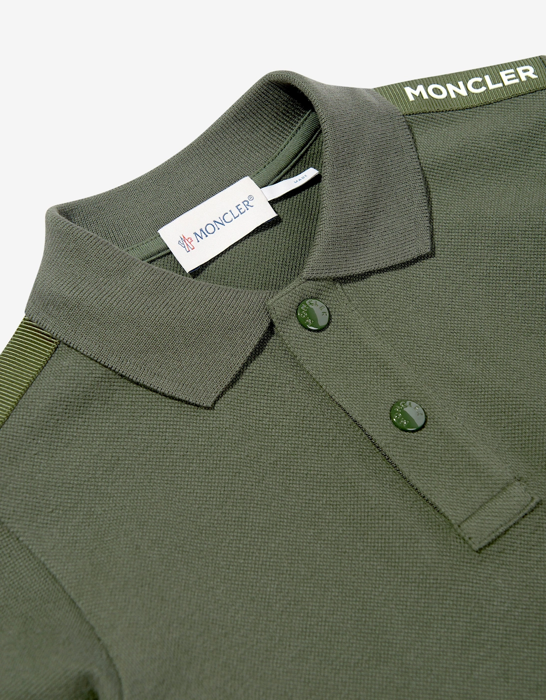 Boys Long Sleeve Polo Shirt in Green