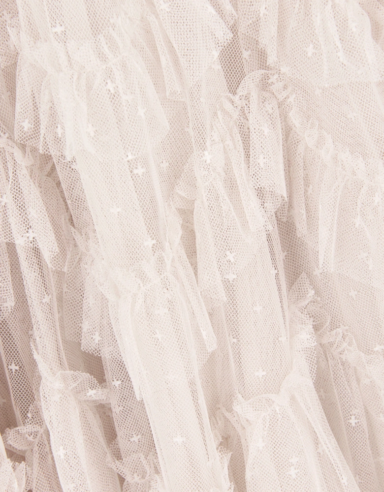 Girls Aviana Dress in Ivory