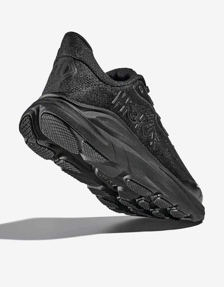 Kids Clifton 10 Trainers in Black