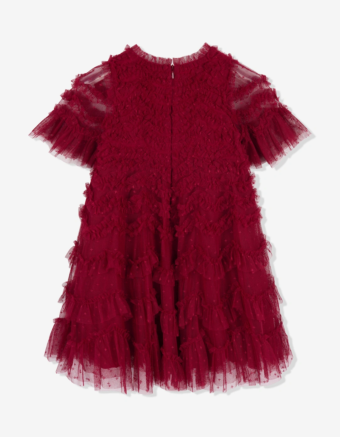 Girls Aviana Dress in Red