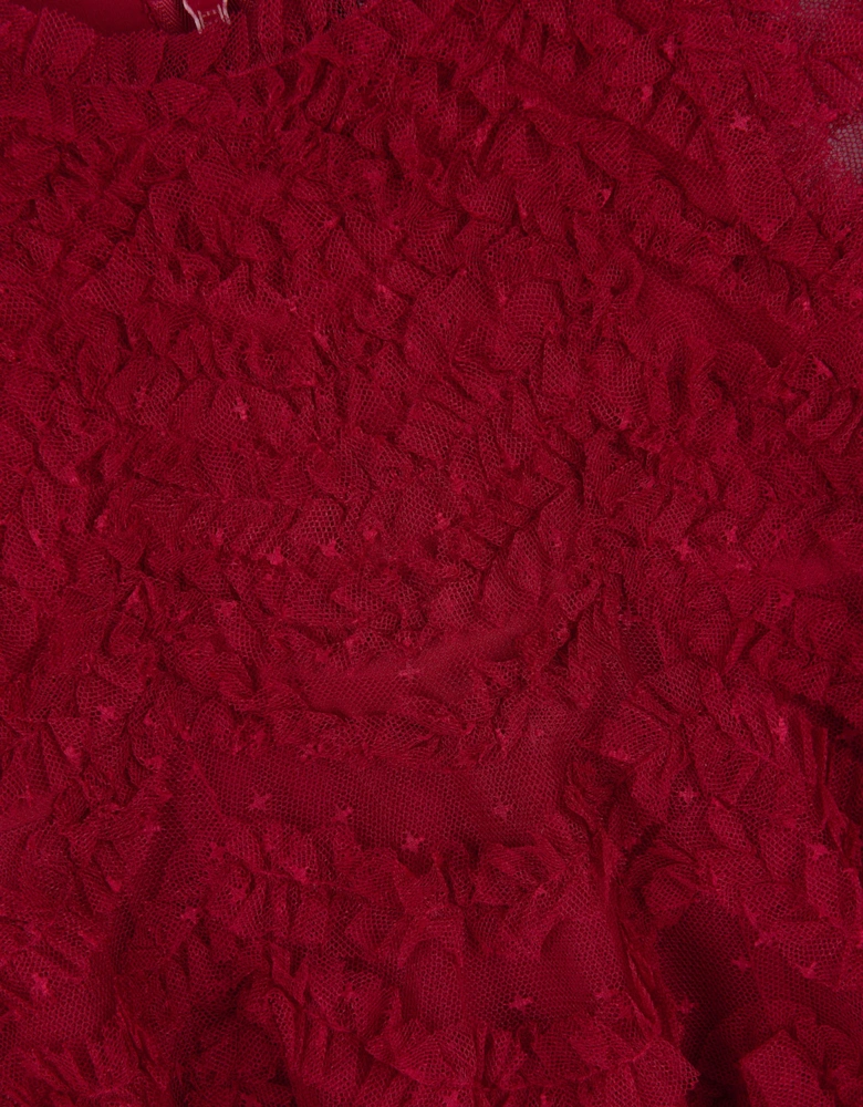 Girls Aviana Dress in Red