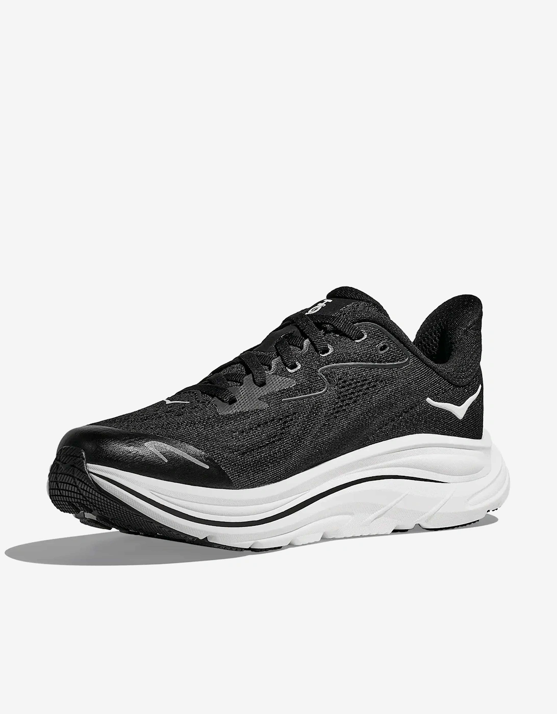 Kids Clifton 10 Trainers in Black