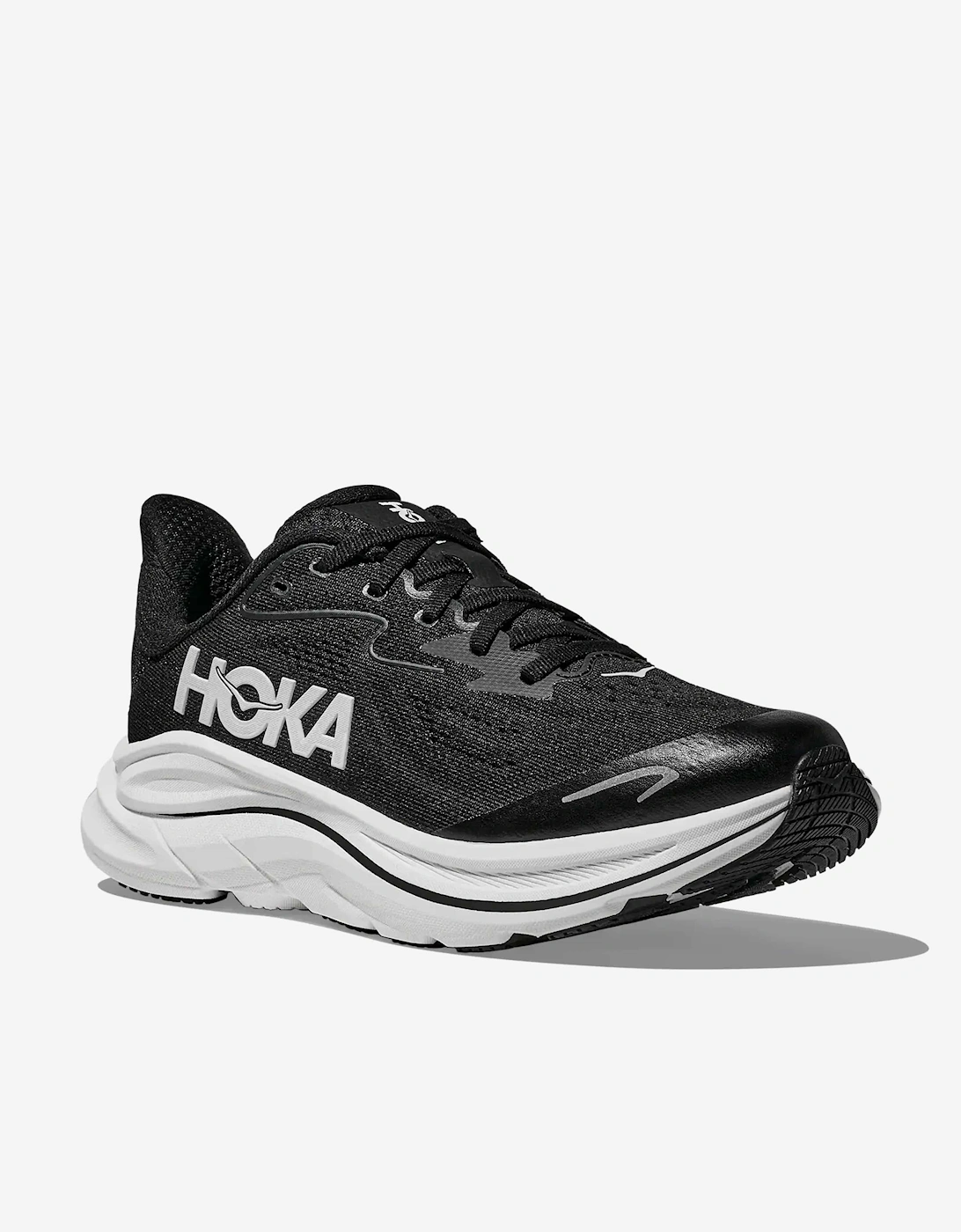 Kids Clifton 10 Trainers in Black