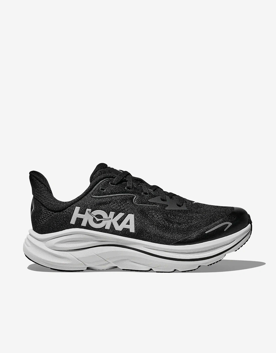 Hoka Girls Black 'S Clifton 10 Trainers In - Size: Eu 37 Uk 3.5 Kids