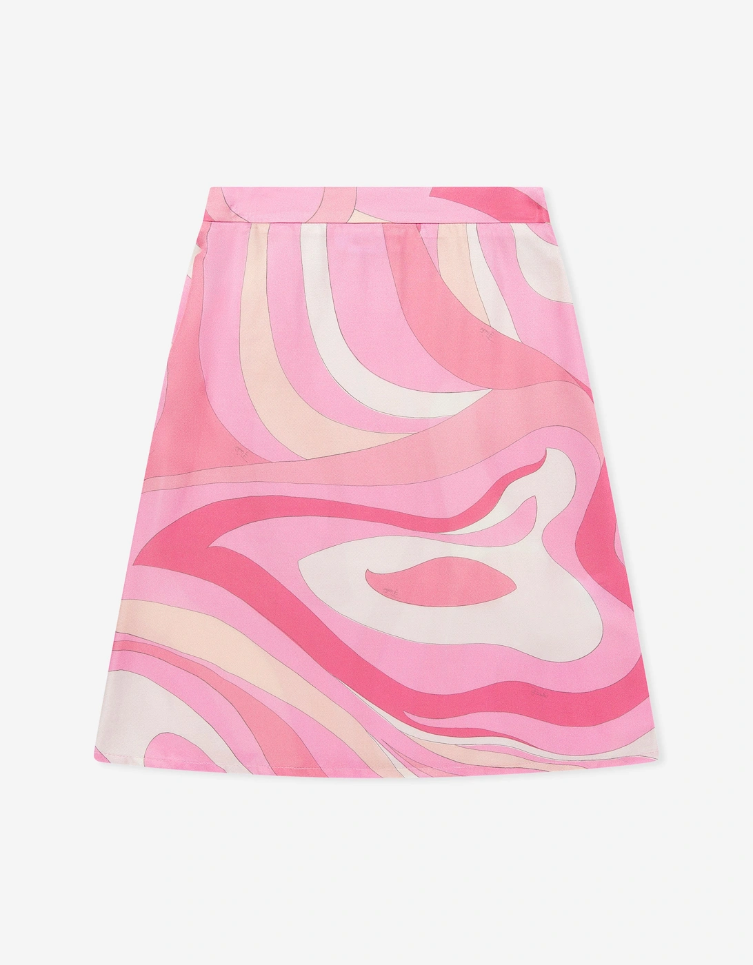 Girls Marmo Print Skirt in Pink, 5 of 4