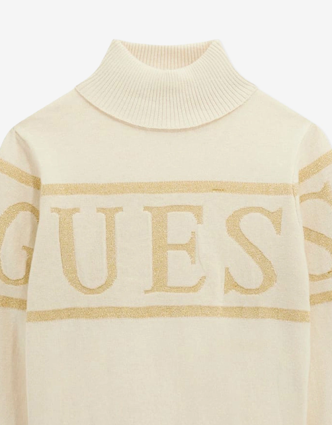 Girls Logo Jumper in Ivory