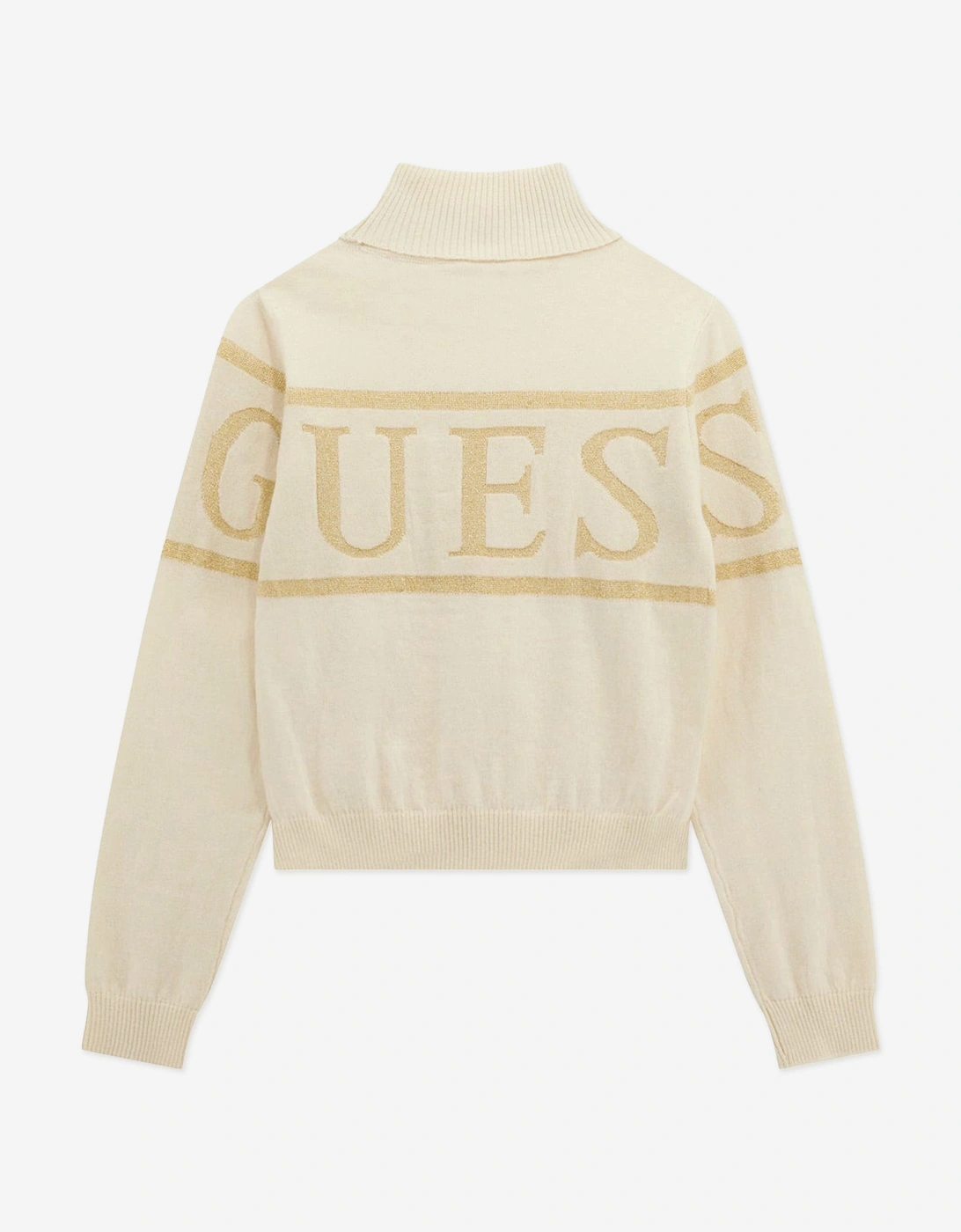 Girls Logo Jumper in Ivory
