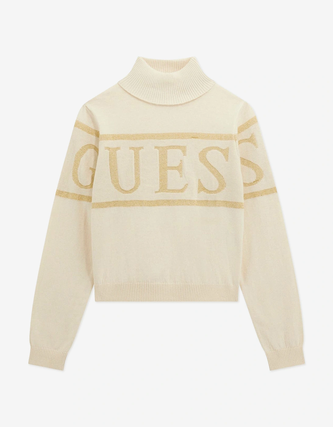 Girls Logo Jumper in Ivory, 5 of 4
