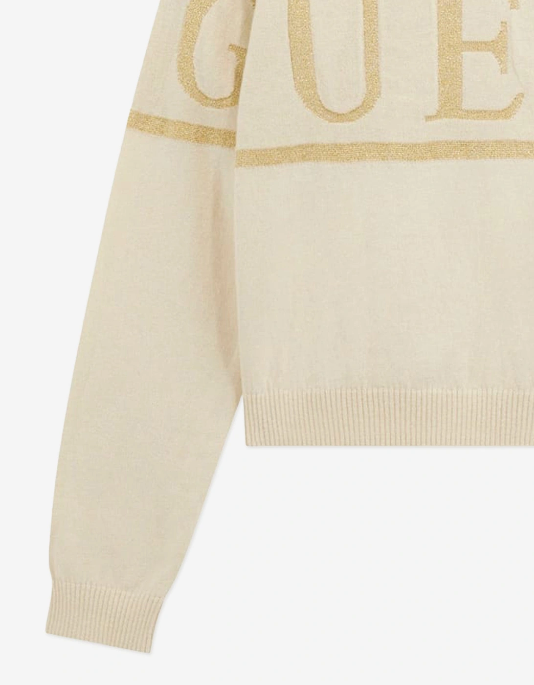 Girls Logo Jumper in Ivory