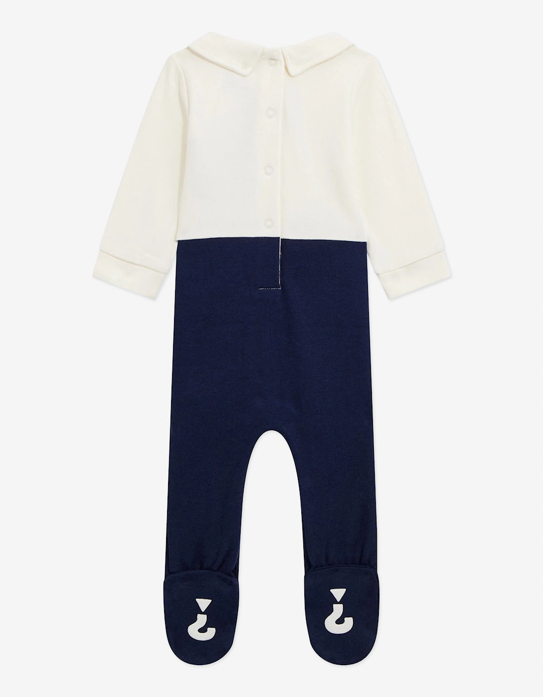 Baby Boys Pocket Babygrow in Navy