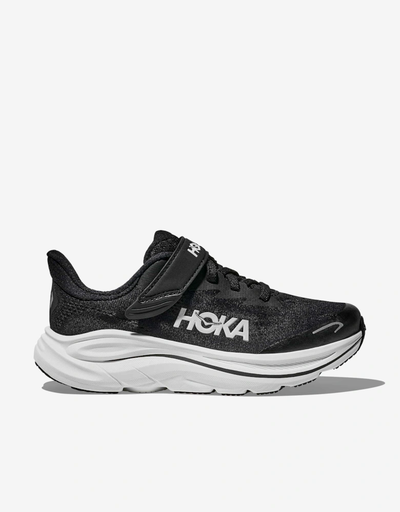 Kids Clifton 10 Trainers in Black
