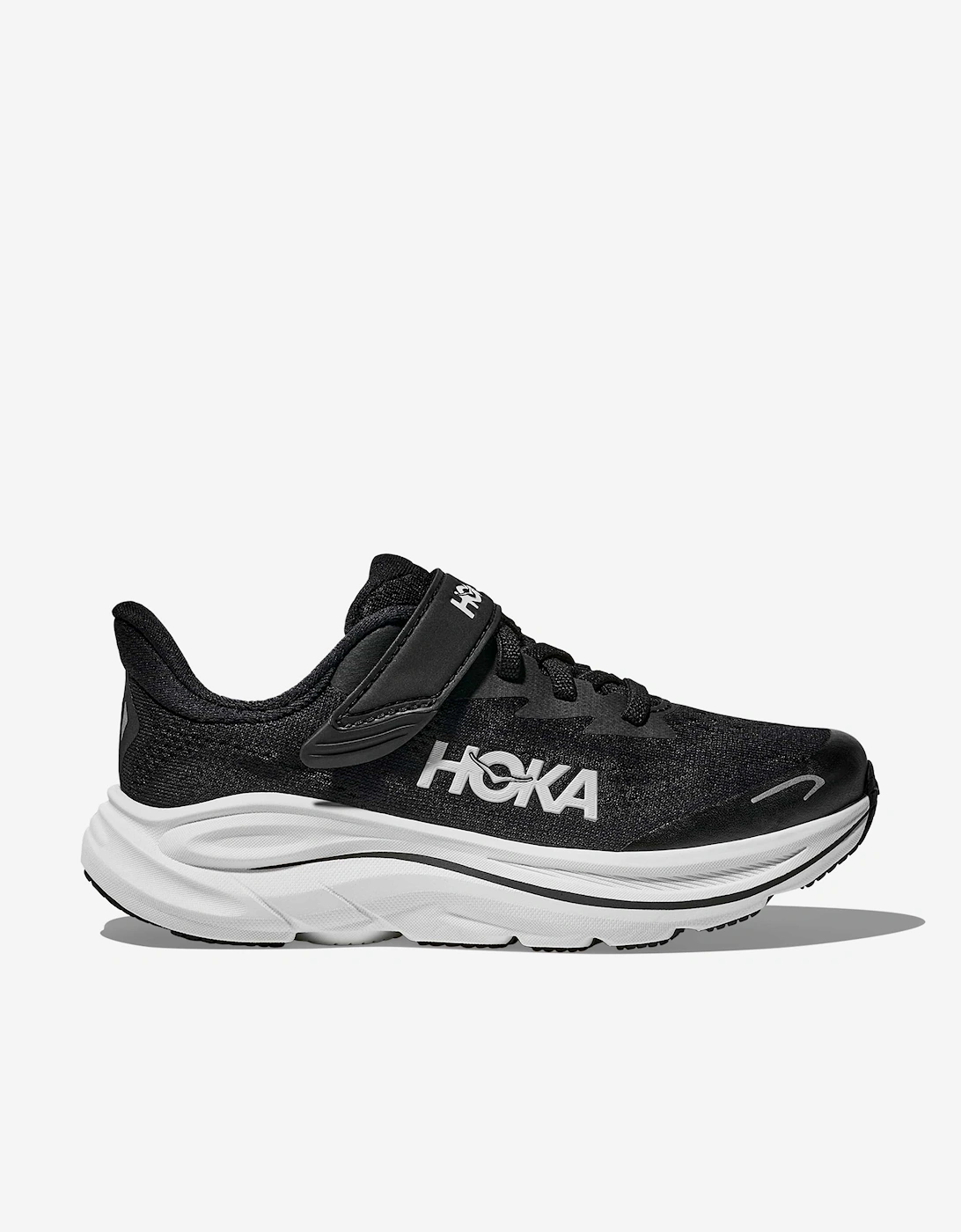 Girl's HOKA Kids Clifton 10 Trainers in Black - Size: EU 35 uk 2