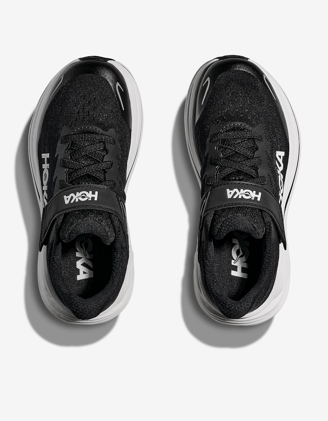 Kids Clifton 10 Trainers in Black