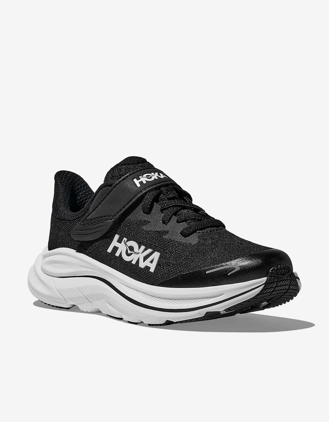 Kids Clifton 10 Trainers in Black