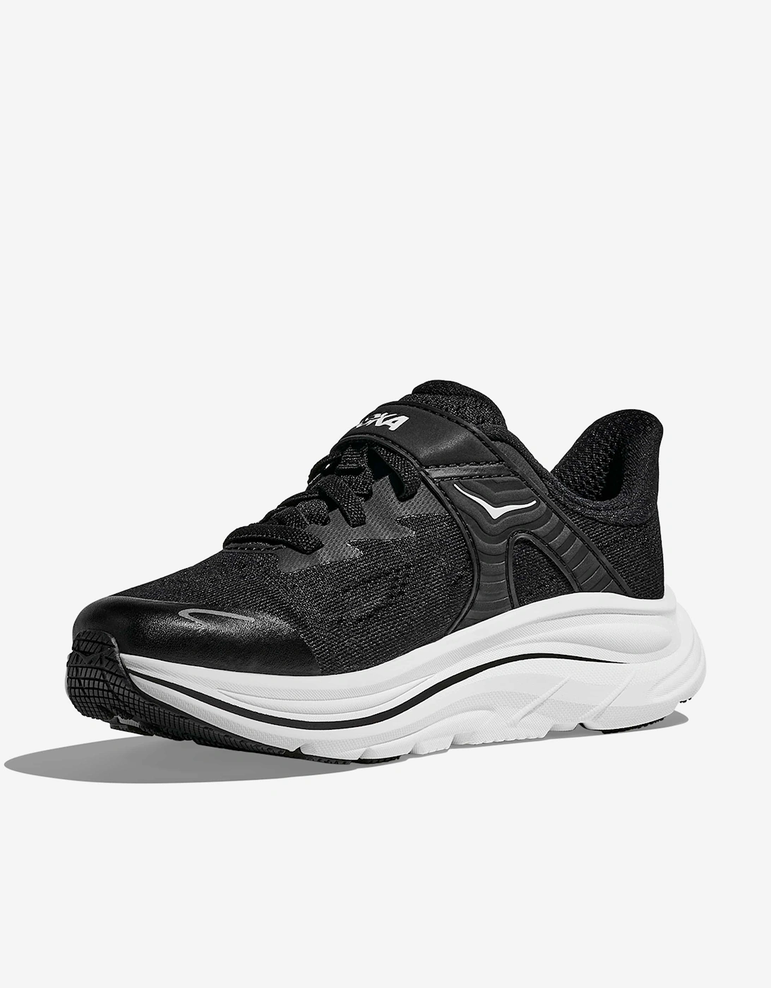 Kids Clifton 10 Trainers in Black