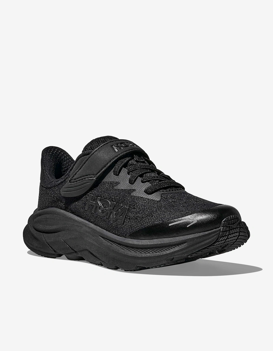 Kids Clifton 10 Trainers in Black