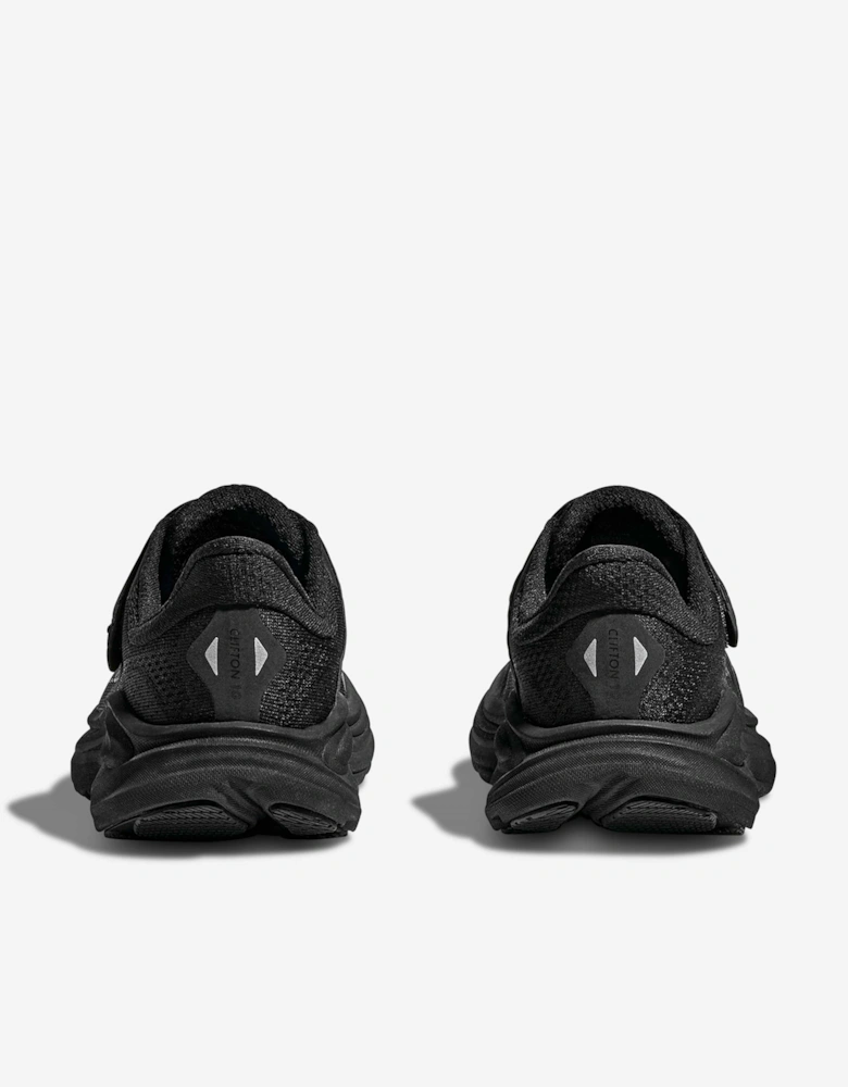 Kids Clifton 10 Trainers in Black