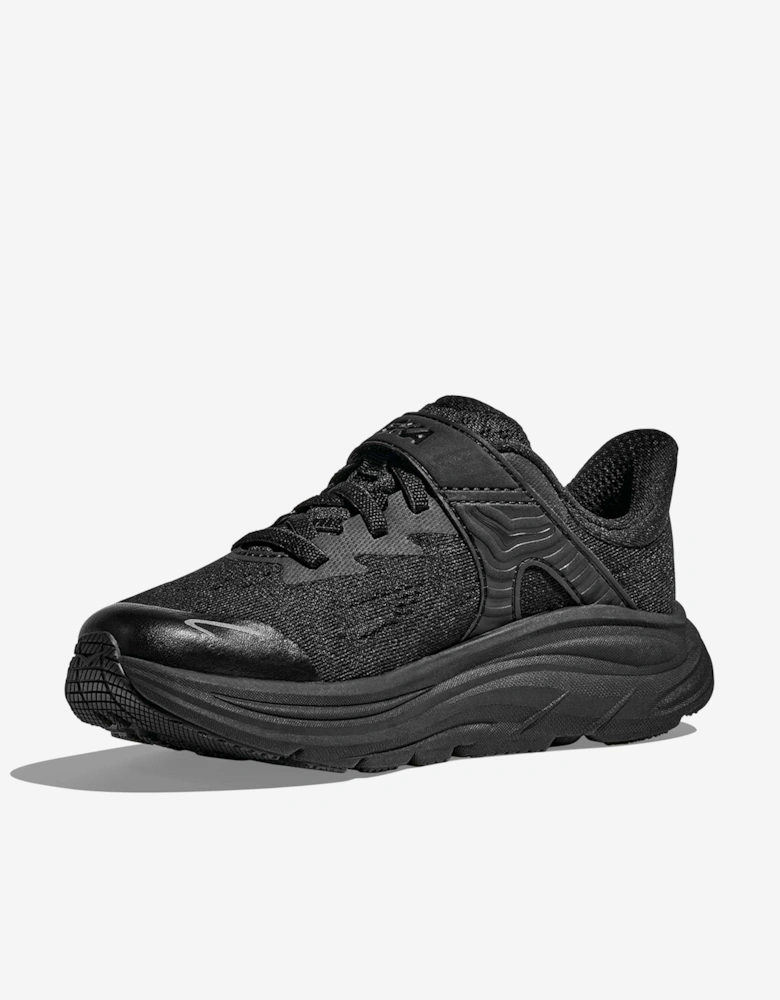 Kids Clifton 10 Trainers in Black