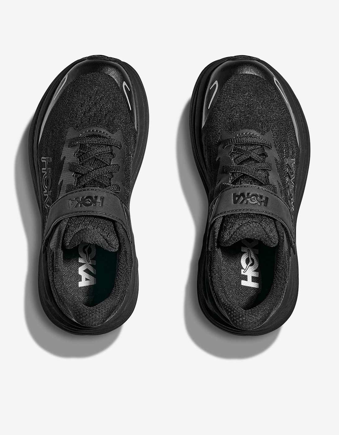 Kids Clifton 10 Trainers in Black