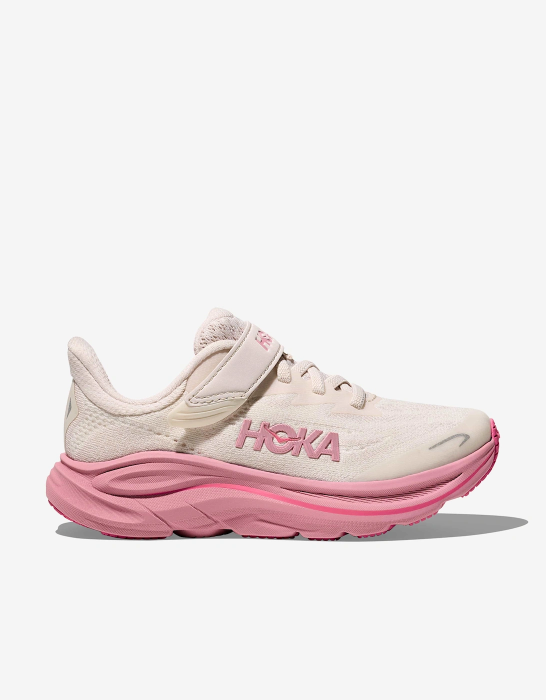 Girl's HOKA Girls Clifton 10 Trainers in Pink - Size: EU 32.5 uk 13