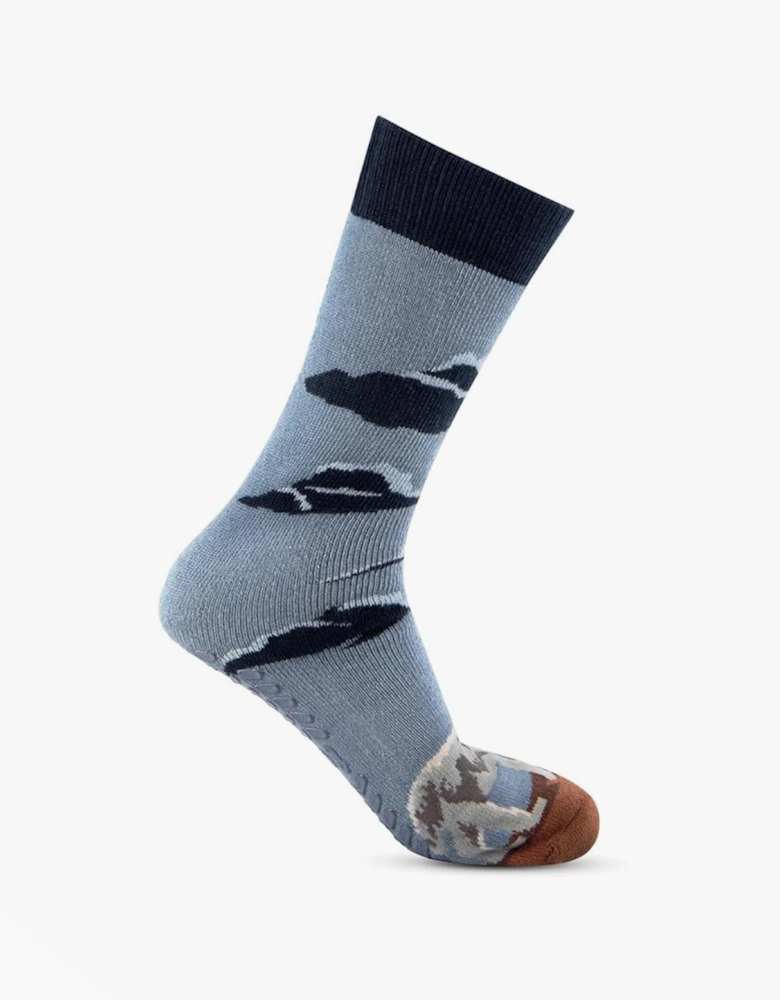 ORIGINAL NOVELTY SLIPPER SOCKS Mens Socks Wolf