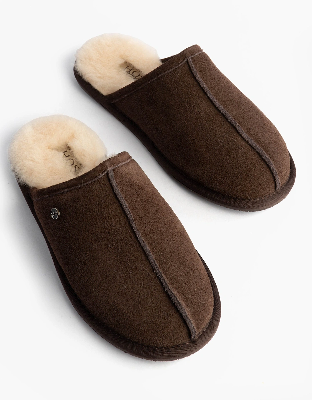 EDWIN Mens Slippers Espresso