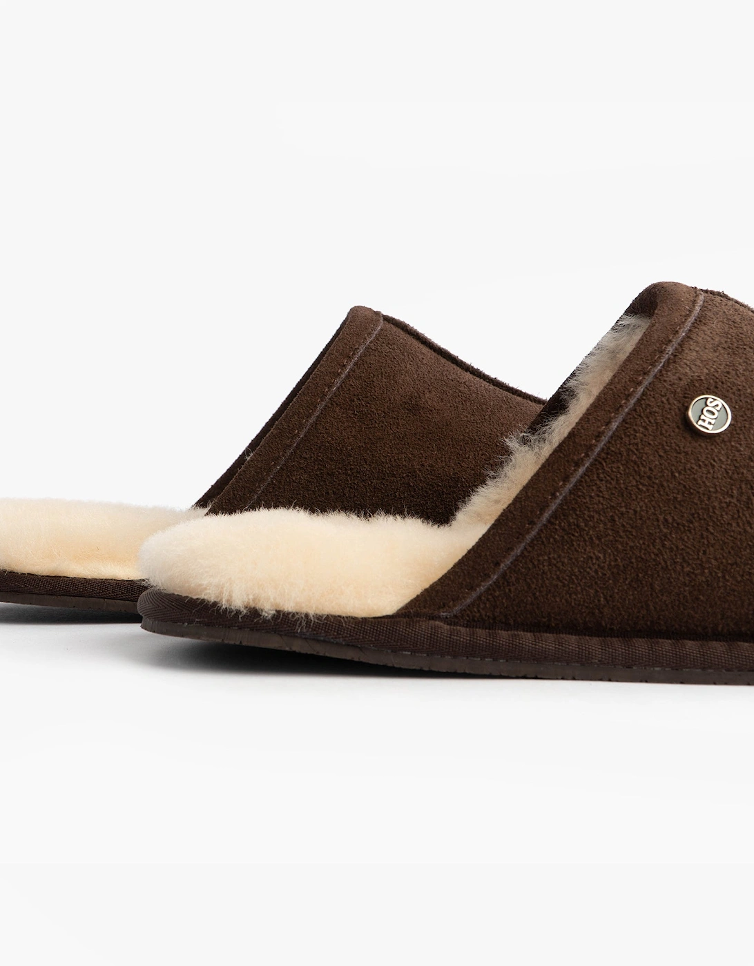EDWIN Mens Slippers Espresso