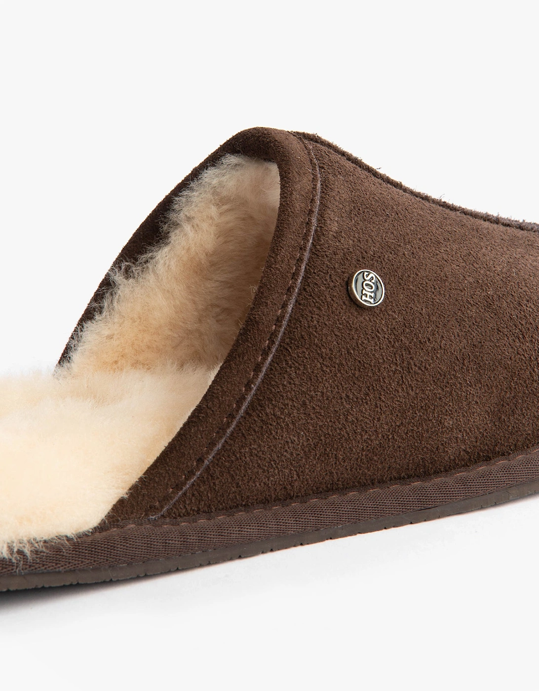 EDWIN Mens Slippers Espresso