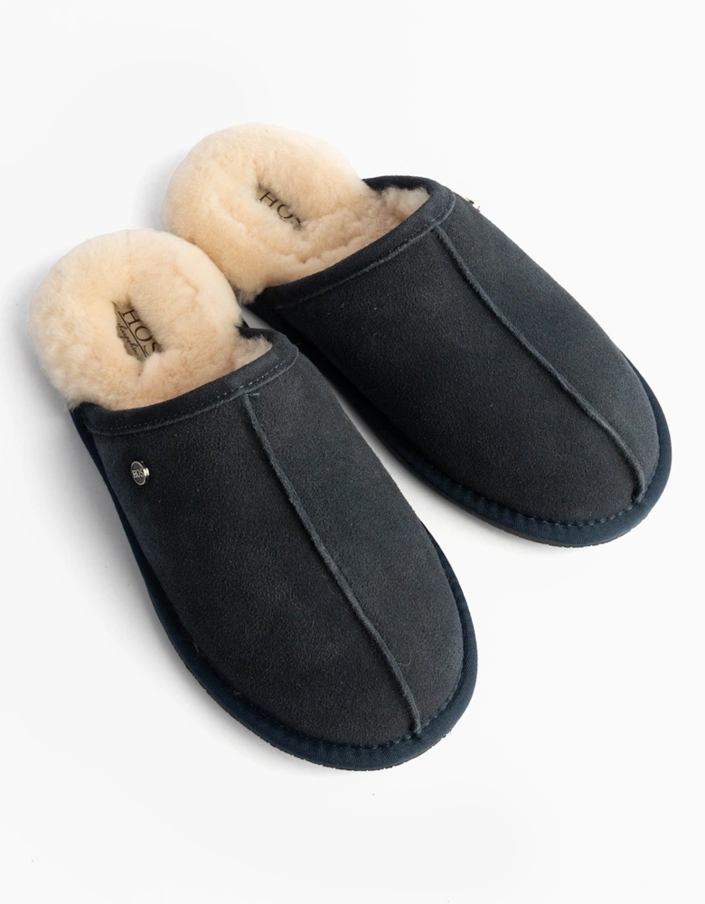 EDWIN Mens Slippers Navy
