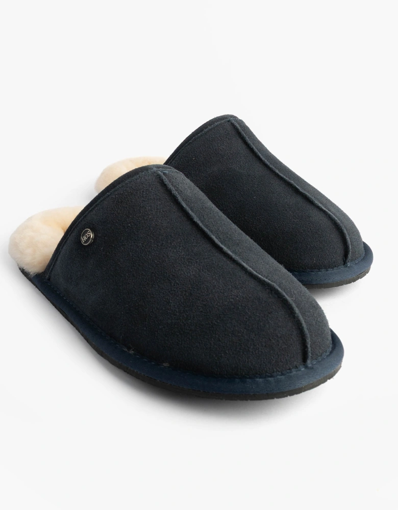 EDWIN Mens Slippers Navy