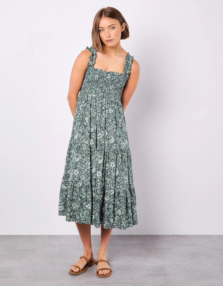 Ditsy Floral Midi Dress