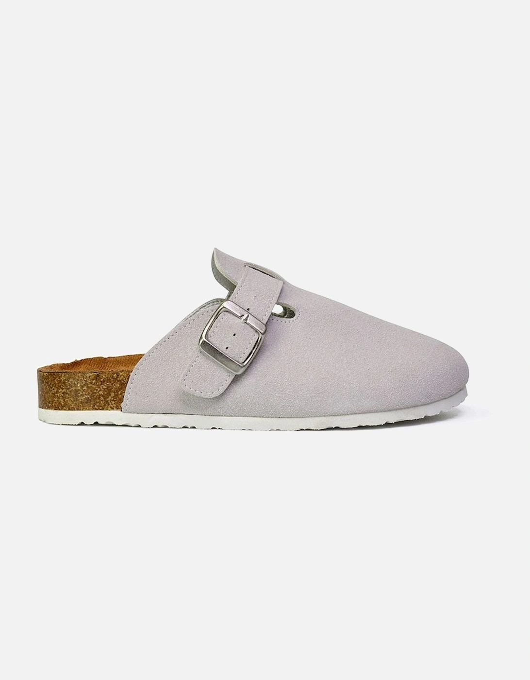 'Lucy' Slip On Flat Cork Slider Mules, 2 of 1