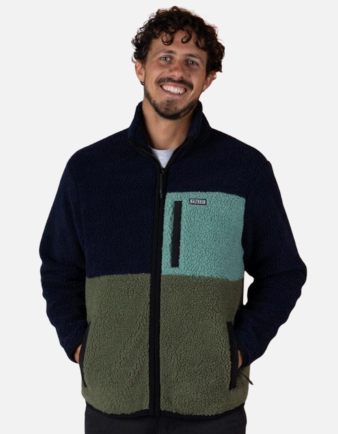 Mens Wye Full Zip Fleece, 2 of 1
