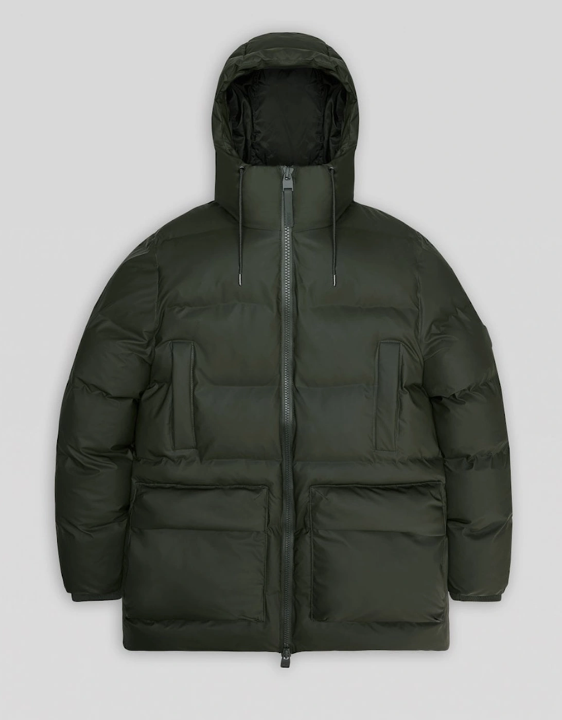 Alta Long Puffer Cargo Jacket - 03 Green