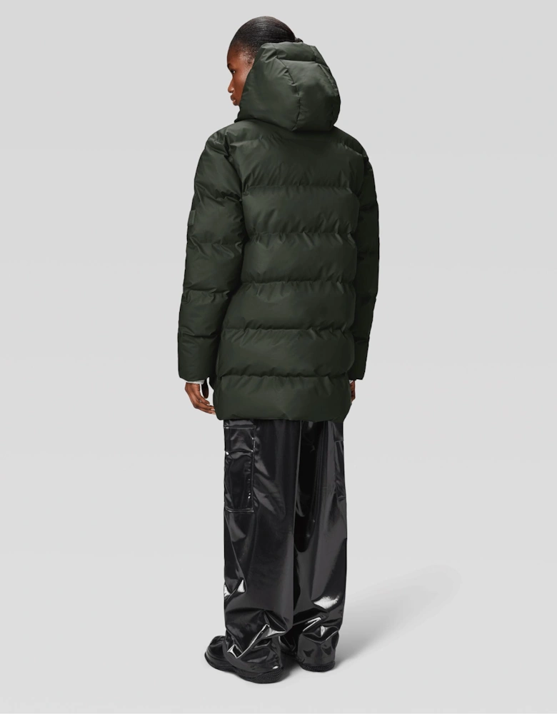 Alta Long Puffer Cargo Jacket - 03 Green