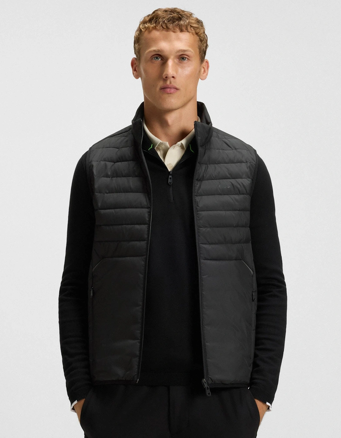 Hugo Boss Men's Black Boss Green Urbanex Gilet - 001  38/Regular M