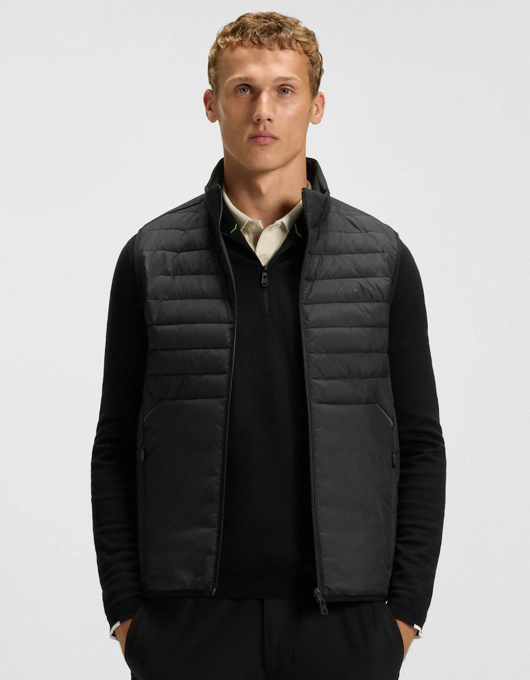 BOSS Green Urbanex Mens Gilet - Black 001, 6 of 5