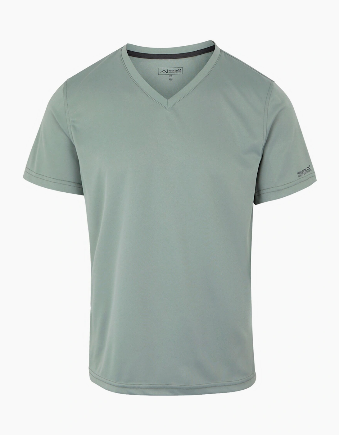 Regatta (M, Glacier) Mens Fingal V Neck T-Shirt - Image 3