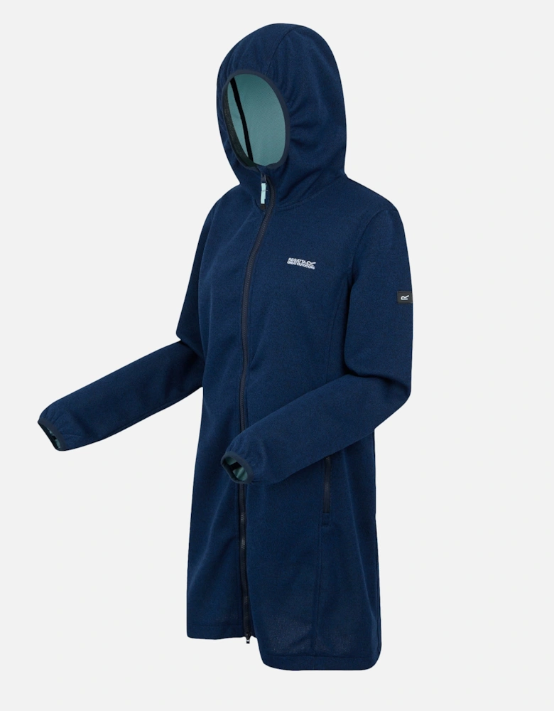 Womens/Ladies Bloomfield Marl Longline Fleece Jacket