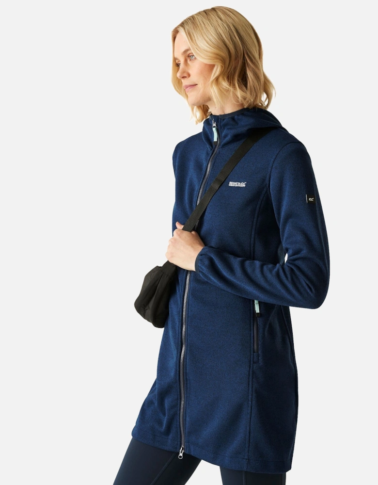 Womens/Ladies Bloomfield Marl Longline Fleece Jacket