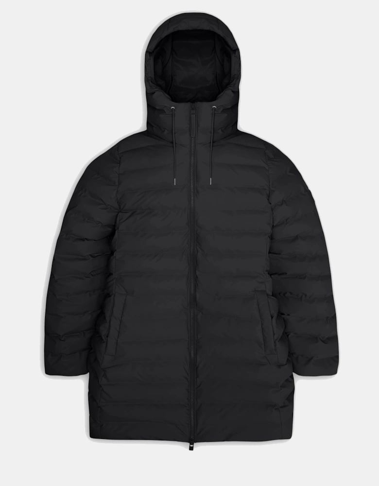 Lohja Womens Long Puffer Curve Jacket  - 01 Black