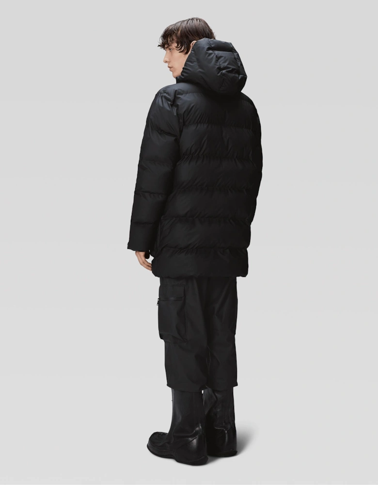 Alta Long Puffer Cargo Jacket - 01 Black
