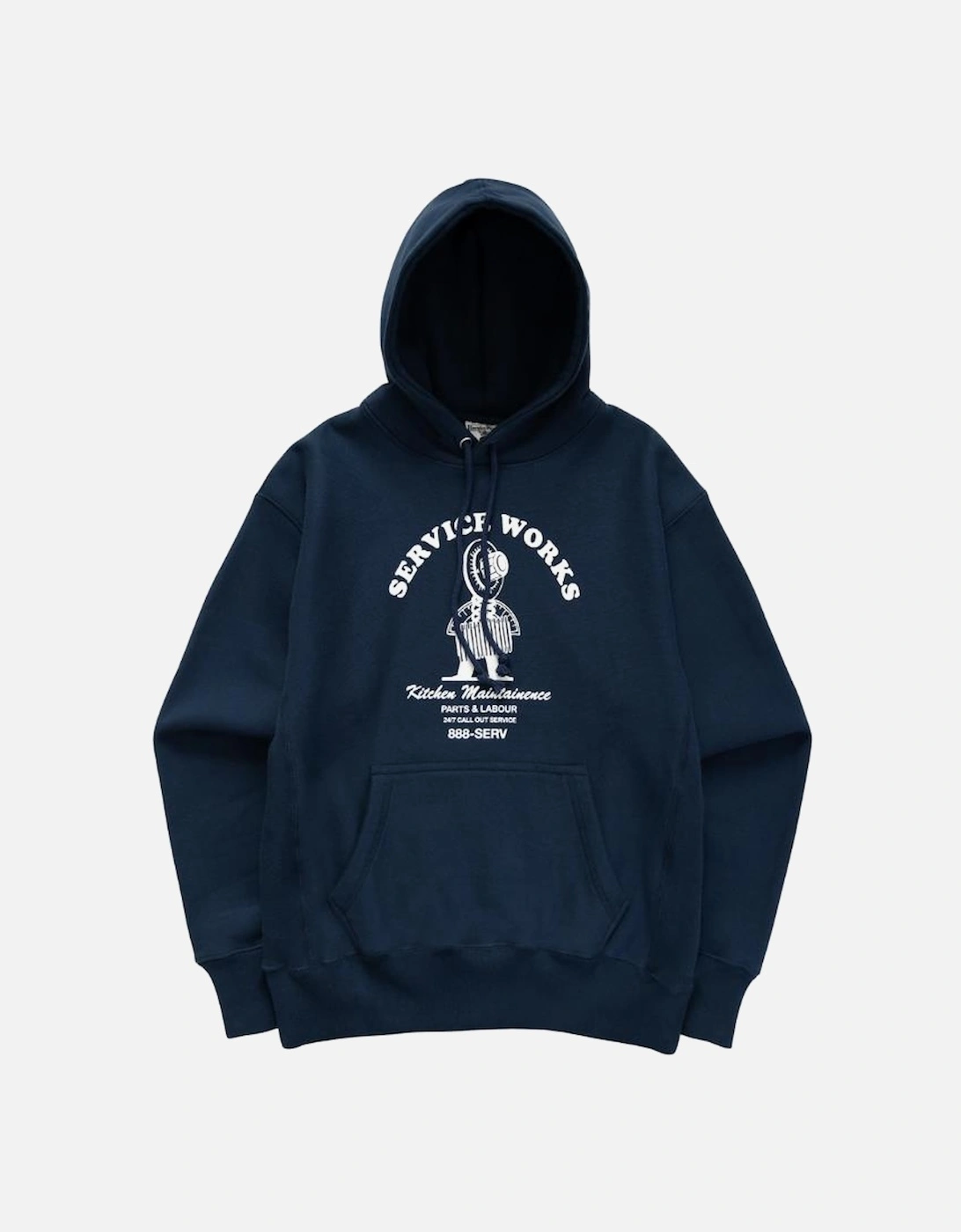 Men's Service Works Maintenance Hoodie - Navy - Size: 40