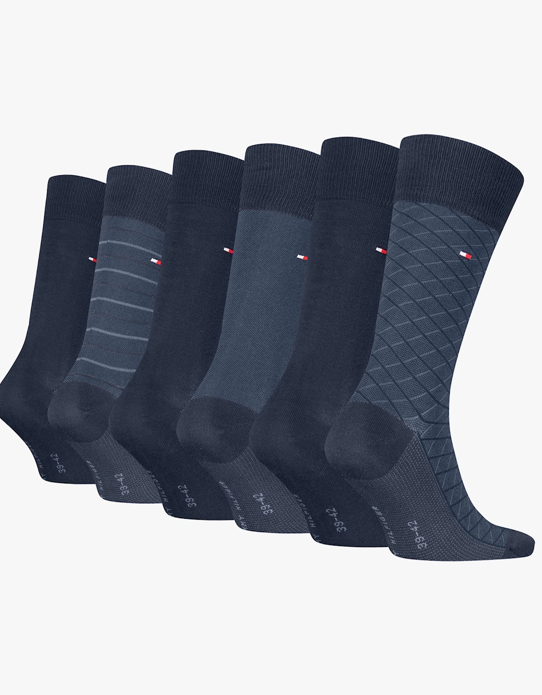 6 Pack Giftbox Birdey Mens Socks Navy
