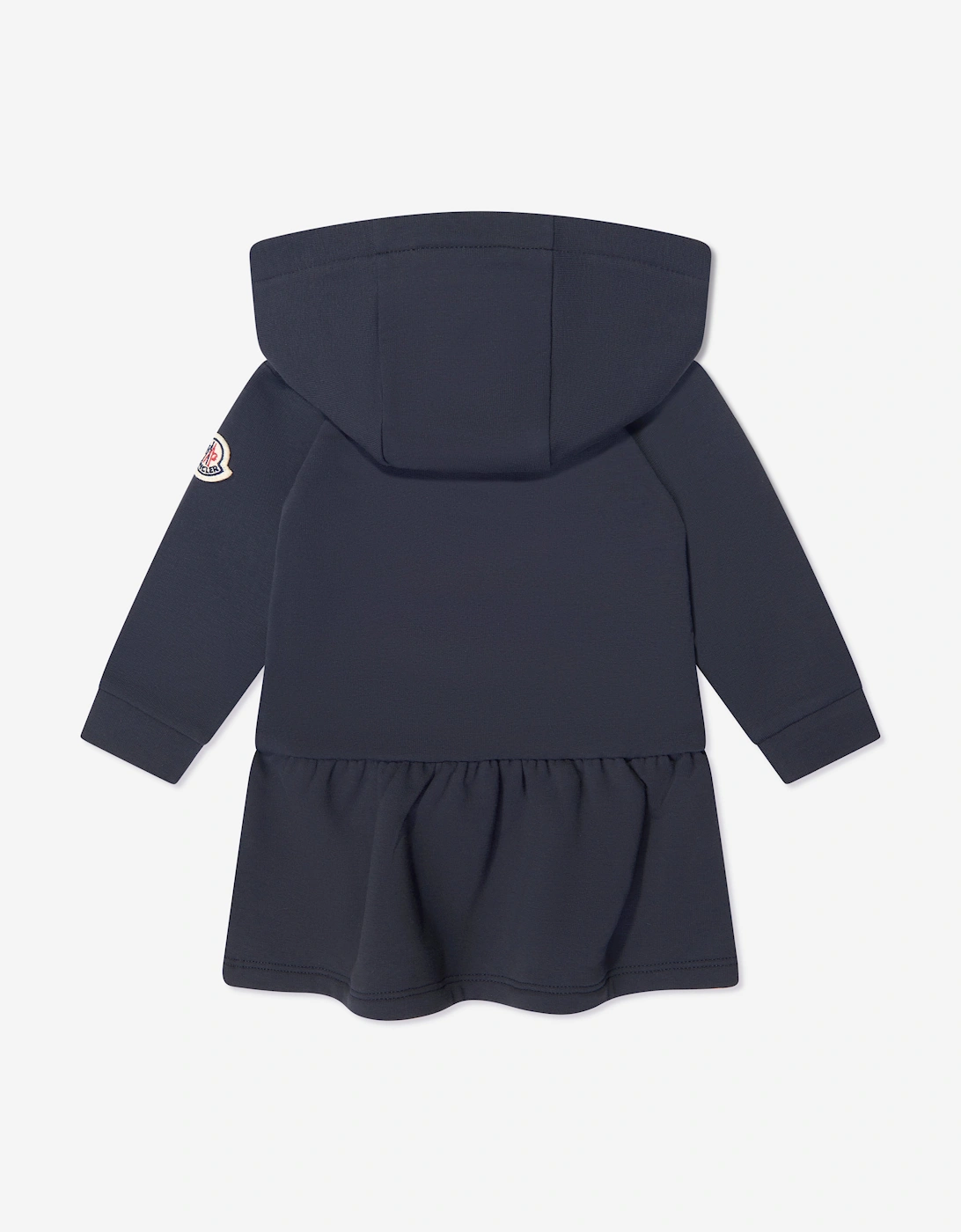Enfant Baby Girls Hooded Sweater Dress in Navy