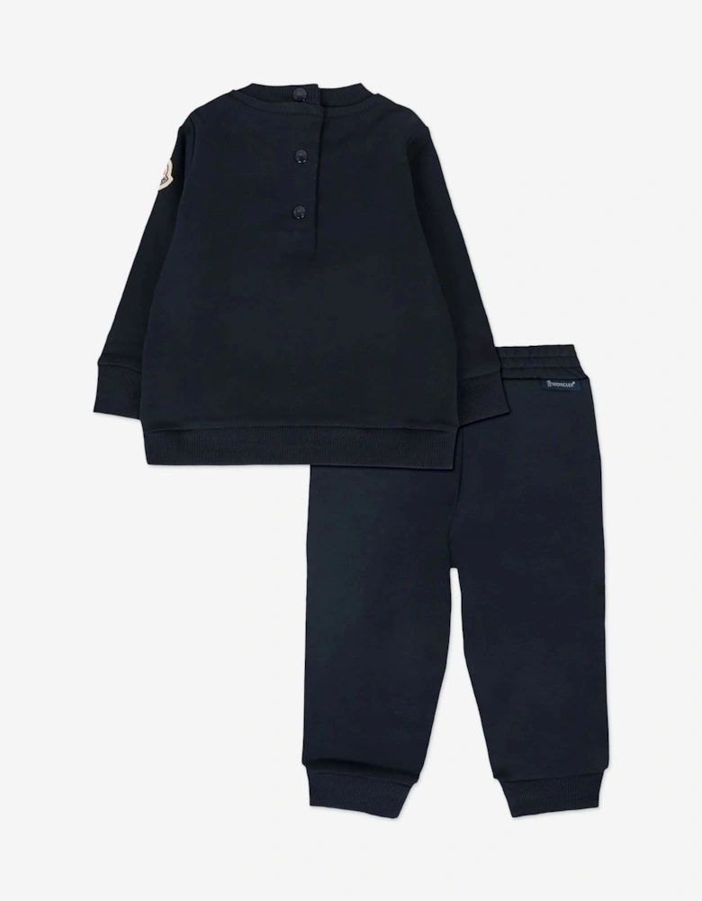 Baby Boys Teddy Bear Tracksuit in Navy