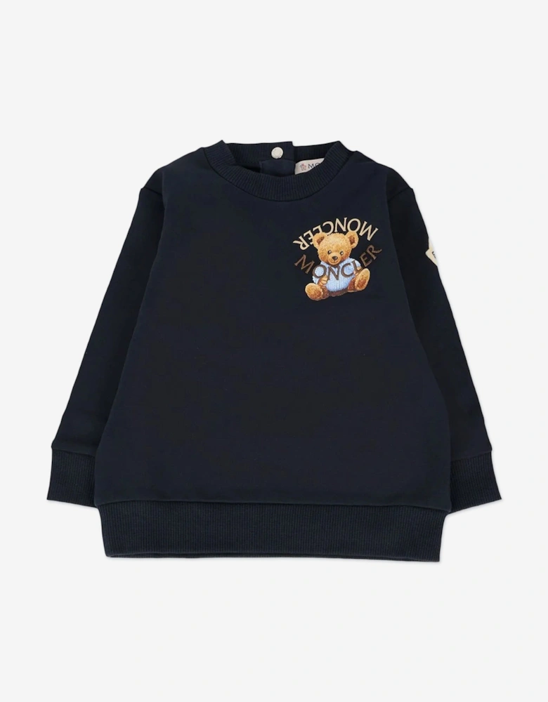 Baby Boys Teddy Bear Tracksuit in Navy