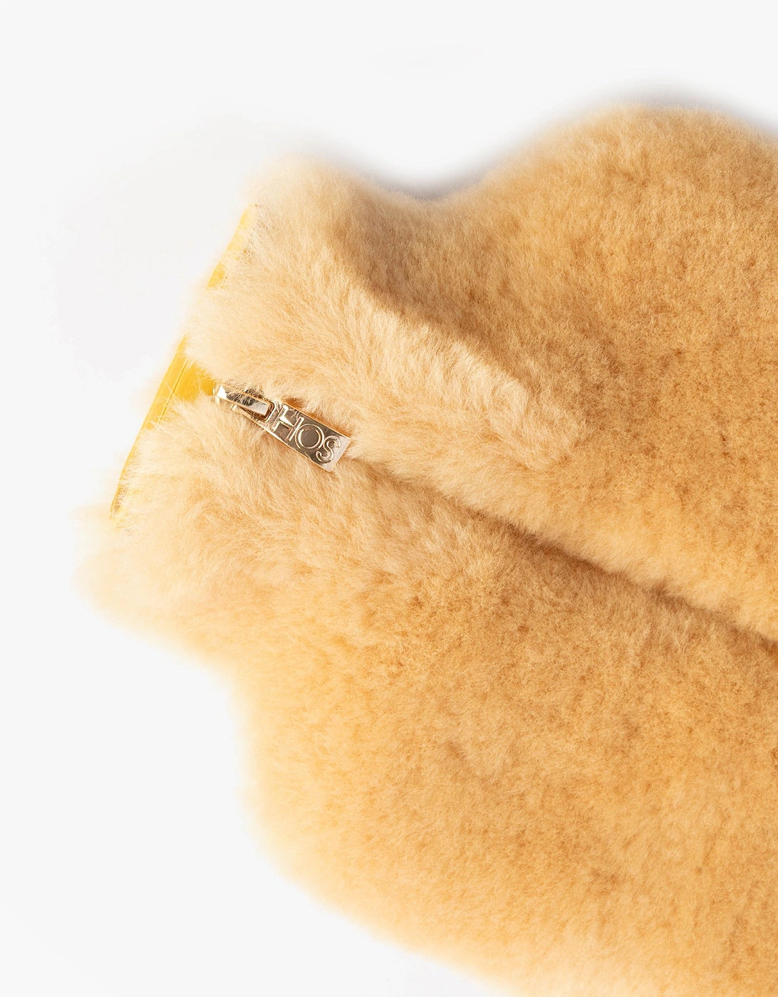 IRIS Sheepskin Hot Water Bottle Chestnut